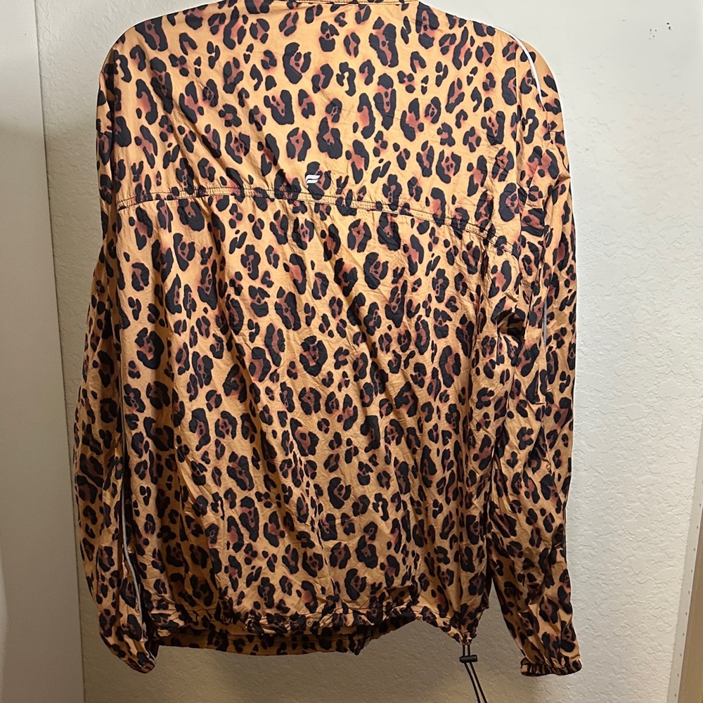 Fabletics Flyweight Windbreaker Leopard Print Jac… - image 3